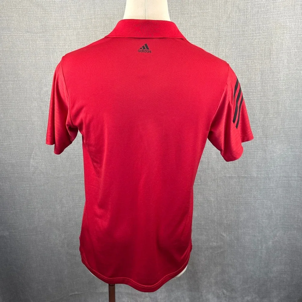BRAND NEW Adidas Men's Golf Pabst Blue Ribbon Polo Medium  Red Climacool Stripe